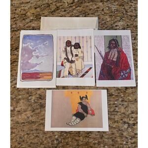 Note Cards artwork by Native American artist T.C. Cannon Kiowa Caddo 9 Cards
